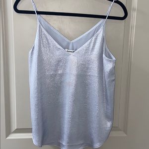 Baby blue shimmer Express cami! NWT!